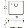 Мойка OMOIKIRI KATA 44-U-CA Artgranit/карамель 4993399